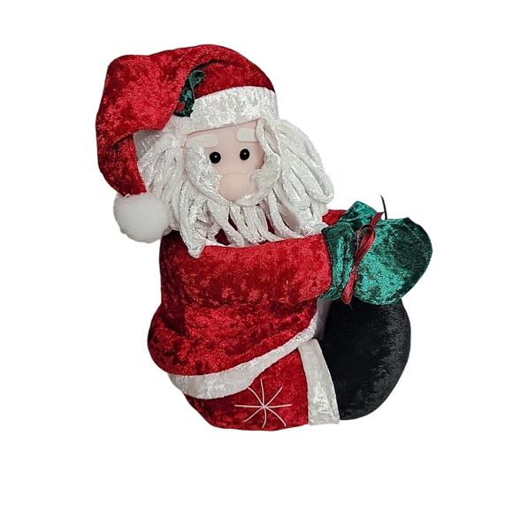 Ganz bottle buddy holiday Christmas Santa! Holds Any Bottle Wine Beer NWOT - Picture 3 of 7